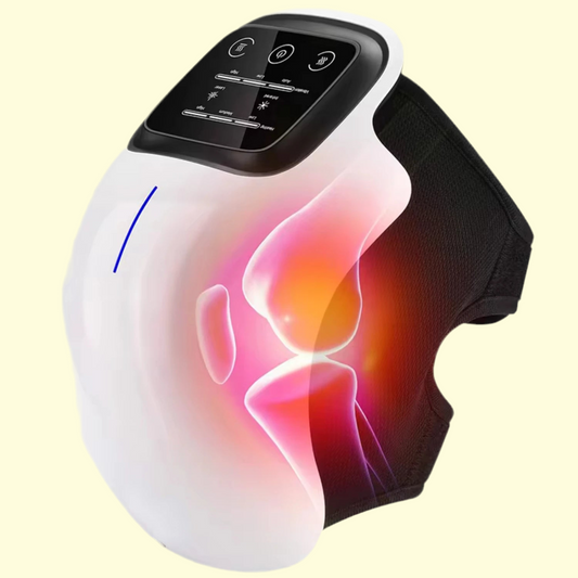 Smart Hot Compress Knee Massagers Relaxing Leg Joint Heating Vibration Massager Cordless Knee Pads Gift Mom and Dad