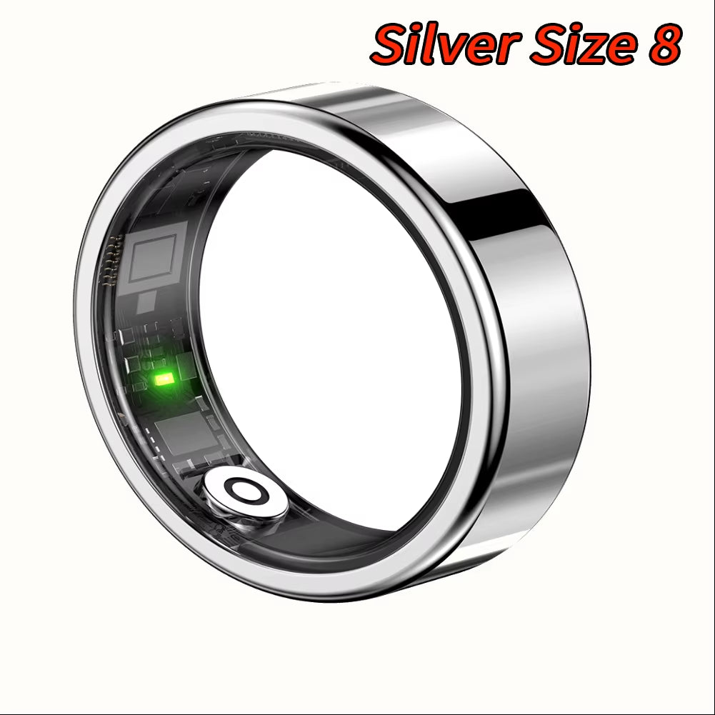 Fashion SR09 Smart Ring Health Tracker Bluetooth-Compatible 5.1 Health Ring Sport Fitness & Sleep Monitor for Android & Ios