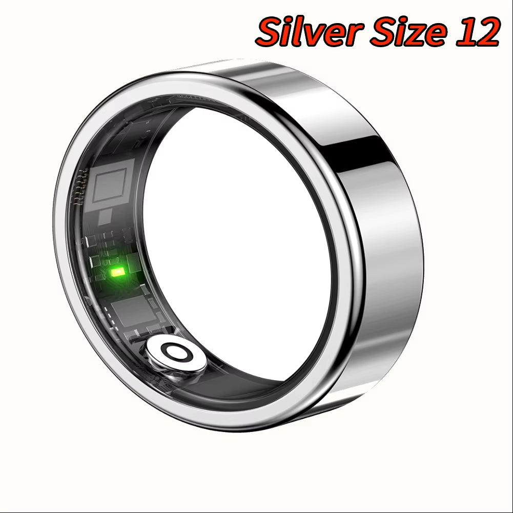 Fashion SR09 Smart Ring Health Tracker Bluetooth-Compatible 5.1 Health Ring Sport Fitness & Sleep Monitor for Android & Ios